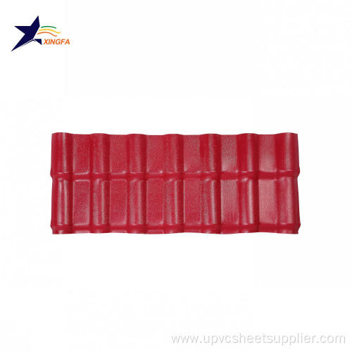 Custom Color Coated Roofing Sheet PVC Plastic Tile